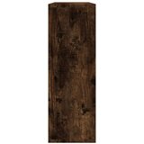  Stenska polica dimljeni hrast 104x20x58,5 cm konstruiran les, (20647122) | Shoptok.si