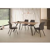 Marckeric Blagovaonski stol s pločom stola u dekoru oraha 90x160 cm Paola – | shoptok.hr