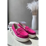 EVENTO Suede Women's Moccasins Fuchsia Filidia | Shoptok.si