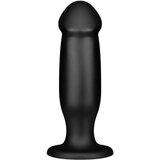 BUTTR AH-1 - analni dildo s vakuumskim postoljem (crni) | shoptok.hr