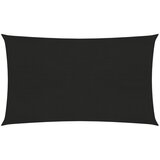 vidaXL Senčno jadro 160 g/m² črno 2x5 m HDPE Cene