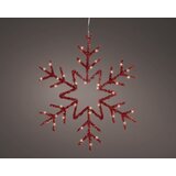  Novogodišnja dekoracija - led snowflake 40cm 489393 - red - kmg ( 044494 ) Cene