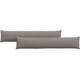 vidaXL Blazine za kavč 2 pcs Taupe 200 x 40 cm blago | Shoptok.si