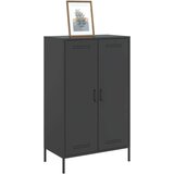 vidaXL Visoka komoda crna 68 x 39 x 113 cm čelična | shoptok.hr