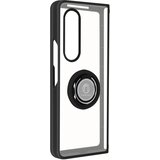 AVIZAR Ovitek za Samsung Galaxy Z Fold 3, odporen na udarce z držalom za prstan in trdo zadnjo stranjo z zadimljenim ucinkom - crn, (20632370) | Shoptok.si