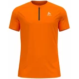 Odlo AXALP TRAIL T-SHIRT CREW NECK S/S 1/2 ZIP Muška majica, narančasta, veličina
