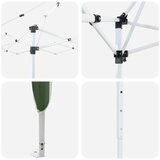  Rastezljivi šator za svadbe - šator za zabave Zelena 575 x 288 x 245 cm | shoptok.hr