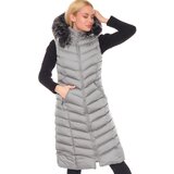 Dewberry Z6684 LADIES VEST-LIGHT GREY Cijene
