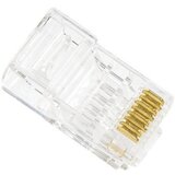 Konektor RJ45 sa pozlaćenim pinovima (3 zuba) UTP cat.6 komad | ePonuda.com