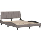  Posteljni okvir brez vzmetnice taupe 120x200 cm blago | Shoptok.si