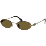 Miu Miu MUA54S 26C09Z ONE SIZE (51) Zlata/Rjava | Shoptok.si