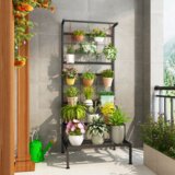 Kondela Kovinsko stojalo za rože, črno, BALKO | Shoptok.si