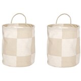 OYOY Living Design Tekstilne košare v kompletu 2 ks ø 18x22 cm Chess – | Shoptok.si