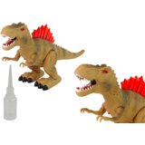 Dinosaur Breathes Fire Steam Lights Battery Pack Brown | Shoptok.si