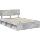  Konstrukcija postelje Beton 140 x 200 cm Masivno borovo les, (5000102873) | Shoptok.si