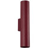 Sollux Lighting Stenska svetilka LAGOS 2 burgund, (5000352016) | Shoptok.si