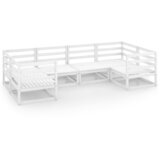 Maison Chic Seti vrtnega pohištva - Vrtna garnitura - Vrtni pohištvo set 6-delna trdna borovina, (21821006) | Shoptok.si