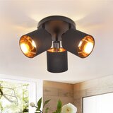 Nettlife 3 starinske črne stropne svetilke E14 MAX.25W s tkaninskim zaslonom za dnevno sobo, spalnico, kuhinjo, hodnik, brez žarnice, (22116691) | Shoptok.si