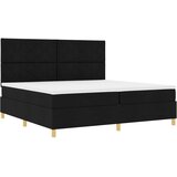  s opruga kutije s madracem Crna 200 x 200 cm tkanina | shoptok.hr