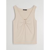 Sinsay Bluza bez rukava s naborima na dekolteu | shoptok.hr