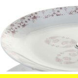 Posuda za Voće DKD Home Decor 27 x 27 x 34 cm Porculan Roza Metal Bijela | shoptok.hr