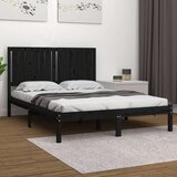  Za krevet od masivne borovine crni 140 x 190 cm Cijene