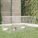  Kavez za zečeve s 2 panela 110x79x54 cm od pocinčanog željeza | shoptok.hr
