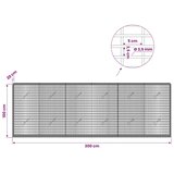  Gabion s žicom debljine 3 5 mm i mrežom 5x2 5 cm 300x20x100 cm - 20 cm 100 cm 300 cm | shoptok.hr
