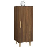  Komoda boja smeđeg hrasta 34 5x34x90 cm konstruirano drvo | shoptok.hr