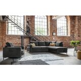 Miuform Temno siva žametna raztegljiva kotna sedežna garnitura (desni kot) Lofty Lilly – | Shoptok.si