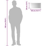  LED kupaonsko ogledalo s ogledalom *Transparent*an 40 x 20 cm Slike