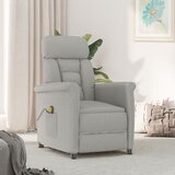 vidaXL Masažni stol Svetlo siva Mikrovlaknena tkanina, (22094904) | Shoptok.si