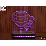 Black Cut 3D lampa jednobojna - cepelin ( B18 ) Cene