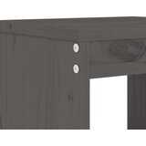 vidaXL barski stolci 2 kom sivi 40 x 36 x 75 cm od masivne borovine | shoptok.hr