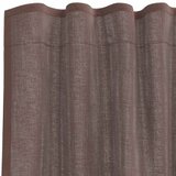 Voile zavjese s džepovima za šipke 2 kom smeđe | Shoptok.si