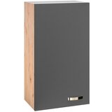 XXXL Kuhinjska Zgornja Omarica Shadow, Siva, Barva Hrasta | Shoptok.si