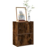 vidaXL Knjižna omara dimljeni hrast 40x24x52 cm inženirski les | Shoptok.si