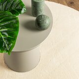  Tepih HUARTE kratkih vlakana mekani i perivi krem Ø 100 cm | shoptok.hr