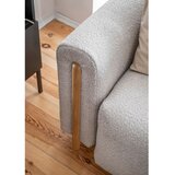 ELTAP Svijetlo siva sklopiva/s prostorom za odlaganje sofa od bouclé tkanine 244 cm Arcadova – | shoptok.hr