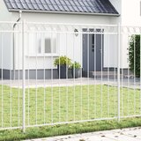 vidaXL Ograda za vrt bijela 1,7x1,5 m čelik | shoptok.hr