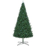  Božićno drvce s ukrasnim gudačkim svjetlima Zelena 400 cm PVC | shoptok.hr