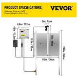 Oem Avtomatska vrata za kokošnjake, časovnik in senzor svetlobe, infrardeča varnostna funkcija, EU vtič, 11.8 x 11.8 in, (5000239112) | Shoptok.si