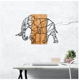 WALLXPERT Zidna dekoracija Ulu Fil, 82 x 58 cm, Crna | Eponuda.ba