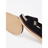 GOODIN Openwork soft sandals black | Shoptok.si