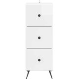  Ormar s ladicama Bijela visokog sjaja 33 x 34 5 x 90 cm | shoptok.hr
