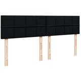 vidaXL Krevet s oprugama i madracem crni 200x200 cm od tkanine | shoptok.hr