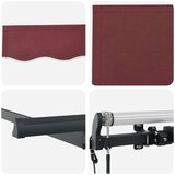 Tenda Retraktilna tenda Burgundija 250 x 200 cm blago, (5000206626) | Shoptok.si