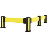 Axelent Sredinski stebrič za zaščito pred trki X-Protect, višina 610 mm, dva priključka, na nasprotnih straneh | Shoptok.si