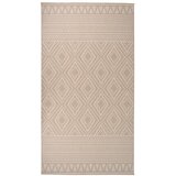  Vanjski tepih ravnog tkanja 80 x 150 cm smeđe pruge Cijene