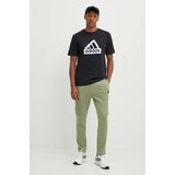 Adidas Pamučna majica Essentials za muškarce, boja: crna, s tiskom, IW2702 | shoptok.hr